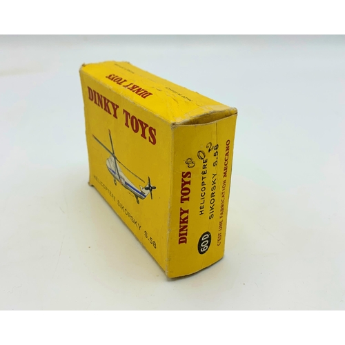 3129 - French Dinky Toys 60D Helicoptere Sikorsky S.58, SABENA livery transfers, near mint and boxed