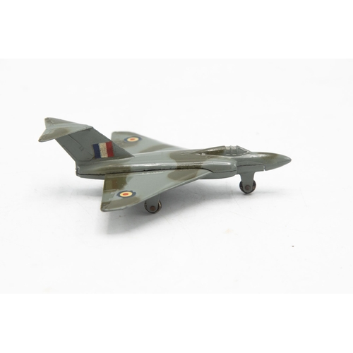 3130 - Dinky Toys, 735 Gloster Javelin Fighterr, one small end-flap missing, small tear on main end flap, m... 