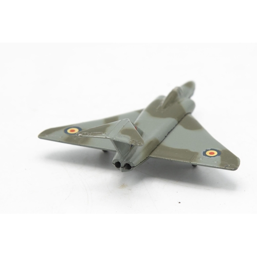 3130 - Dinky Toys, 735 Gloster Javelin Fighterr, one small end-flap missing, small tear on main end flap, m... 