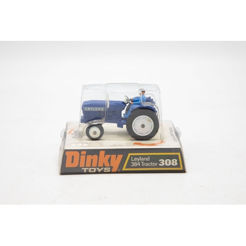 3136 - Dinky Toys No. 308 Leyland 384 Tractor,  mint and bubble plinth boxed. Never removed from packaging,... 