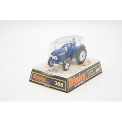 3136 - Dinky Toys No. 308 Leyland 384 Tractor,  mint and bubble plinth boxed. Never removed from packaging,... 