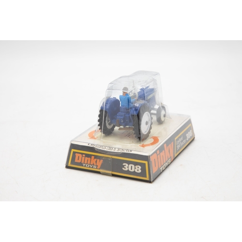 3136 - Dinky Toys No. 308 Leyland 384 Tractor,  mint and bubble plinth boxed. Never removed from packaging,... 