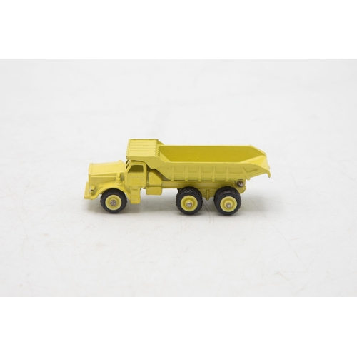 3137 - Dinky Toys mini Dinky 97, Euclid R-40, garage 'box' strap-down fastenings present, 1/64 scale, near ... 