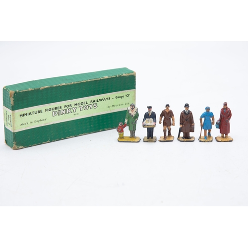 3144 - Dinky Toys No. 3 PASSENGERS Miniature Figures For Model Railways Gauge 'O', six good condition figur... 