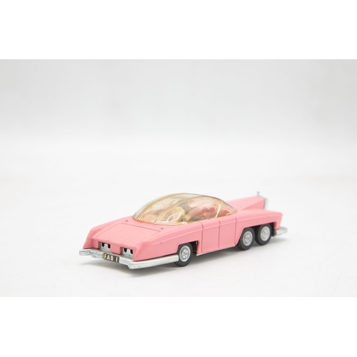 3152 - Dinky Toys 100 Lady Penelopes FAB 1 from TV series Thunderbirds, cast detailed wheel hubs, pink body... 