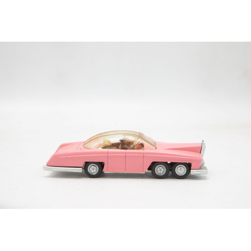 3152 - Dinky Toys 100 Lady Penelopes FAB 1 from TV series Thunderbirds, cast detailed wheel hubs, pink body... 