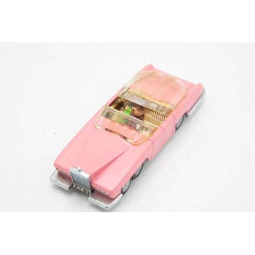 3152 - Dinky Toys 100 Lady Penelopes FAB 1 from TV series Thunderbirds, cast detailed wheel hubs, pink body... 