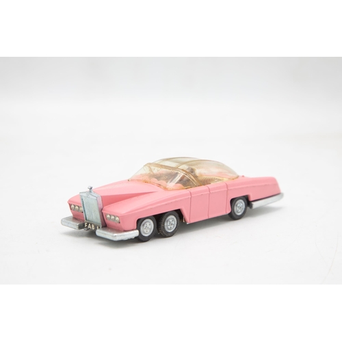 3152 - Dinky Toys 100 Lady Penelopes FAB 1 from TV series Thunderbirds, cast detailed wheel hubs, pink body... 