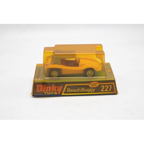 3154 - Dinky Toys 227 Beach Buggy, bubble plinth packaging, mint and boxed