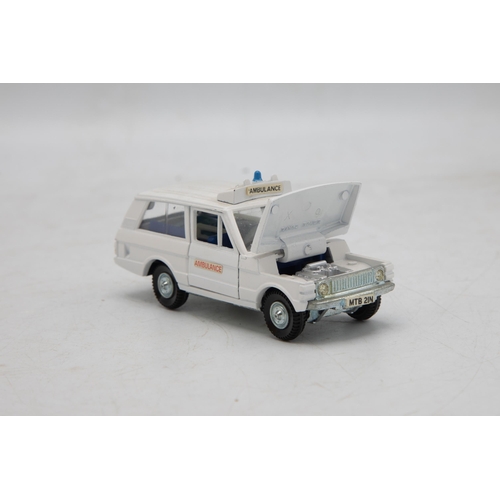 3159 - Dinky Toys 268 Range Rover Ambulance, with plastic stretcher patient, new old shop stock, 1974 numbe... 