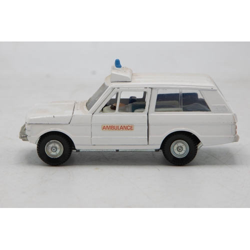 3159 - Dinky Toys 268 Range Rover Ambulance, with plastic stretcher patient, new old shop stock, 1974 numbe... 