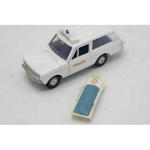 3159 - Dinky Toys 268 Range Rover Ambulance, with plastic stretcher patient, new old shop stock, 1974 numbe... 