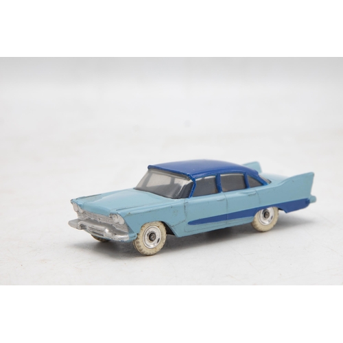 3167 - Dinky Toys 178 Plymouth Plaza, white tyres, one small end-flap missing, correct colour spot, near Mi... 