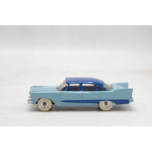 3167 - Dinky Toys 178 Plymouth Plaza, white tyres, one small end-flap missing, correct colour spot, near Mi... 