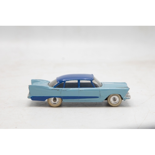 3167 - Dinky Toys 178 Plymouth Plaza, white tyres, one small end-flap missing, correct colour spot, near Mi... 