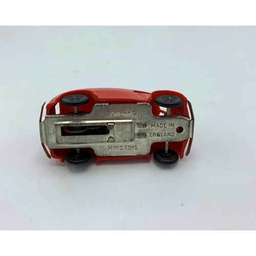 3181 - Tri-ang Minic Royal Mail Van, J-type van, clockwork (working), plastic body with tin-plate chassis b... 