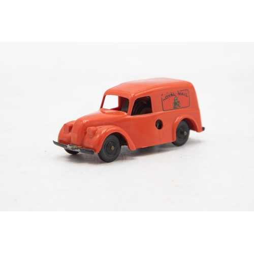 3182 - Tri-ang Minic Morris Van, Royal Mail livery, clockwork, red, near mint and boxed