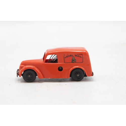 3182 - Tri-ang Minic Morris Van, Royal Mail livery, clockwork, red, near mint and boxed