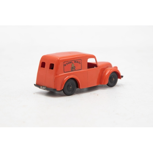 3182 - Tri-ang Minic Morris Van, Royal Mail livery, clockwork, red, near mint and boxed