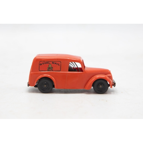 3182 - Tri-ang Minic Morris Van, Royal Mail livery, clockwork, red, near mint and boxed