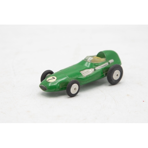 3201 - Corgi Toys 150 Vanwall Formula 1 Grand Prix racing car, both main end flaps price label damage, exce... 