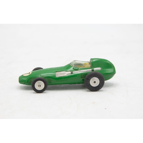 3201 - Corgi Toys 150 Vanwall Formula 1 Grand Prix racing car, both main end flaps price label damage, exce... 