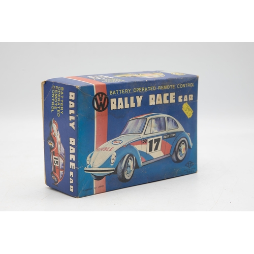 3214 - Tinplate VW Rally Race Car by TT of Japan(Product No. 2393 battery operated remote control and steer... 