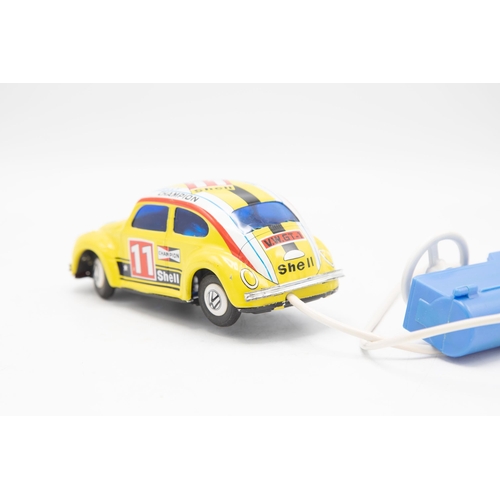 3214 - Tinplate VW Rally Race Car by TT of Japan(Product No. 2393 battery operated remote control and steer... 