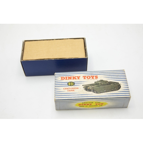 3215 - Dinky Toys Centurion Tank 651, comes with factory original internal packaging, mint and boxed