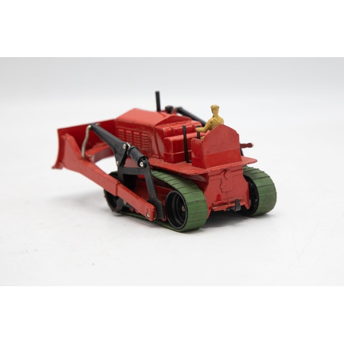 3216 - Dinky Supertoys 561 Blaw Knox Bulldozer, Re with original tracks - a superb example nestling in it's... 