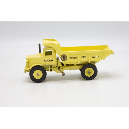 3217 - Dinky Supertoys 965 Euclid Rear Dump Truck, superb example, very early issue with monotone skip tran... 