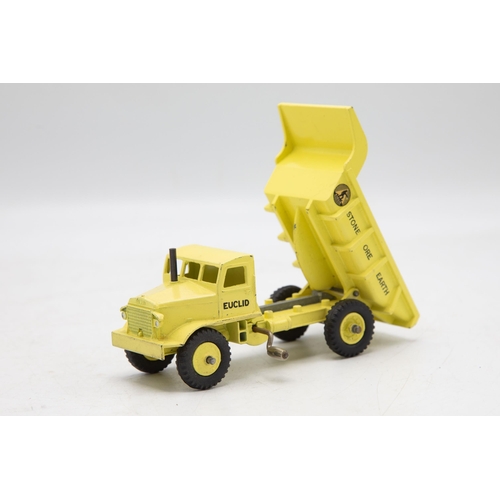 3217 - Dinky Supertoys 965 Euclid Rear Dump Truck, superb example, very early issue with monotone skip tran... 