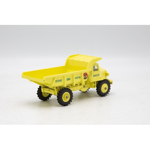 3218 - Dinky Supertoys 965 Euclid Rear Dump Truck, superb example, late issue with windows and coloured ski... 