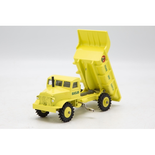 3218 - Dinky Supertoys 965 Euclid Rear Dump Truck, superb example, late issue with windows and coloured ski... 