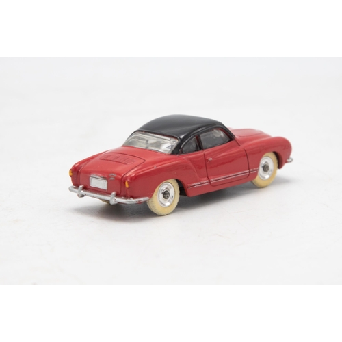 3225 - Dinky Toys 187 Volkswagen Karmann Ghia Coupe, in late type non-picture box, very near mint and boxed