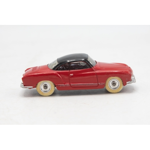 3225 - Dinky Toys 187 Volkswagen Karmann Ghia Coupe, in late type non-picture box, very near mint and boxed