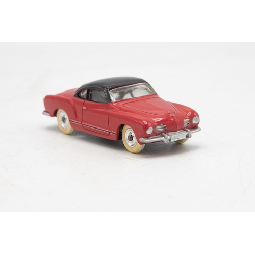 3225 - Dinky Toys 187 Volkswagen Karmann Ghia Coupe, in late type non-picture box, very near mint and boxed