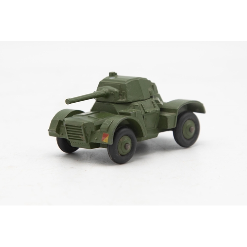 3227 - Dinky Toys 670 Armoured Car, presented in a slightly scarce non-picture box, one chip otherwise exce... 