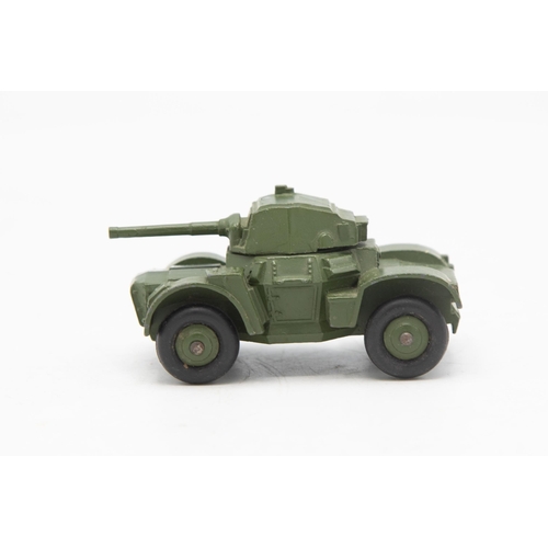 3227 - Dinky Toys 670 Armoured Car, presented in a slightly scarce non-picture box, one chip otherwise exce... 