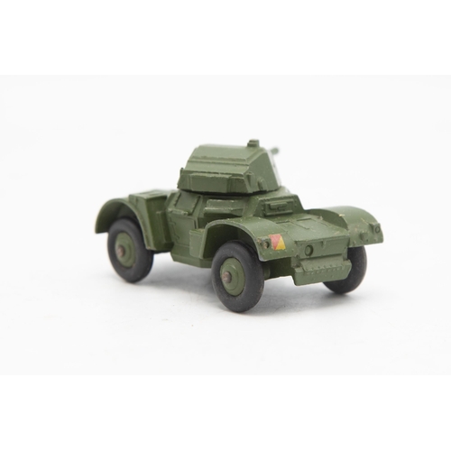 3227 - Dinky Toys 670 Armoured Car, presented in a slightly scarce non-picture box, one chip otherwise exce... 