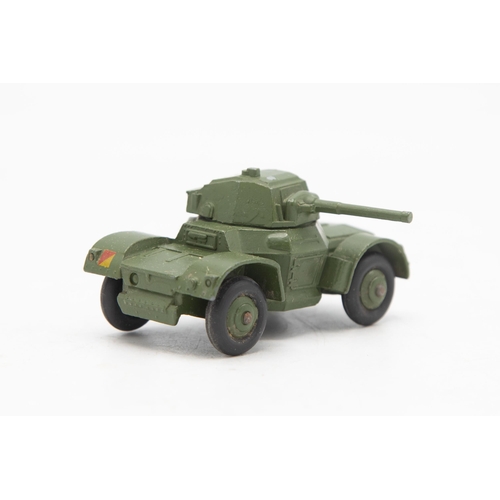 3227 - Dinky Toys 670 Armoured Car, presented in a slightly scarce non-picture box, one chip otherwise exce... 