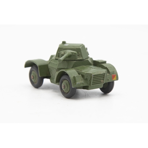 3227 - Dinky Toys 670 Armoured Car, presented in a slightly scarce non-picture box, one chip otherwise exce... 