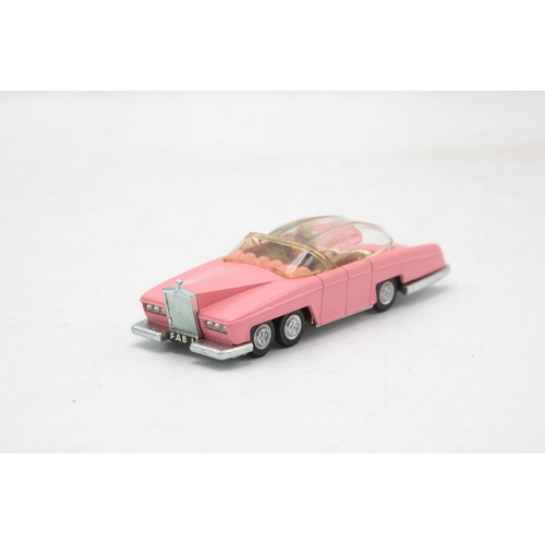 3236 - Dinky Toys 100 Lady Penelopes FAB 1 from TV series Thunderbirds, cast detailed wheel hubs, pink body... 