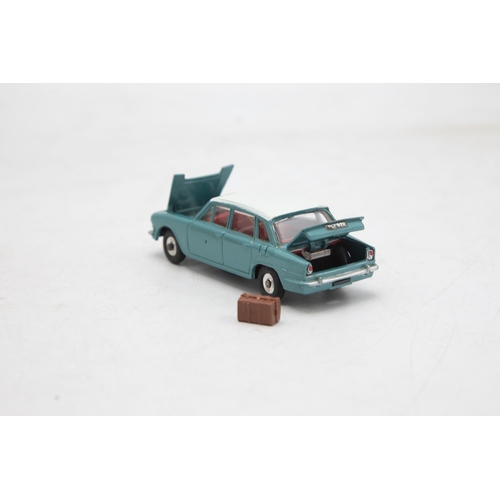 3245 - Dinky Toys 135 Triumph 2000, turquoise and white roof, with luggage, mint and boxed