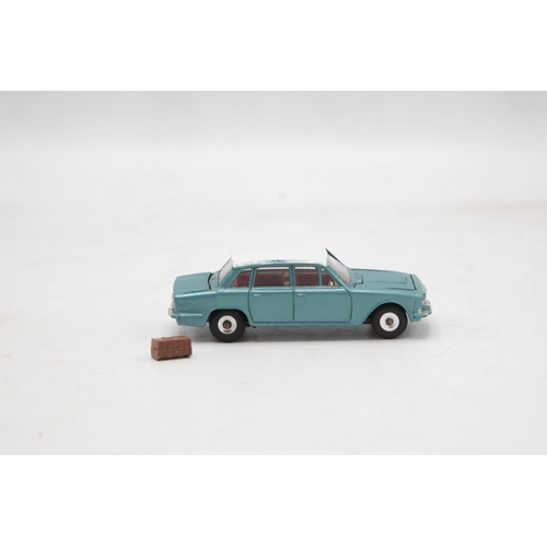 3245 - Dinky Toys 135 Triumph 2000, turquoise and white roof, with luggage, mint and boxed