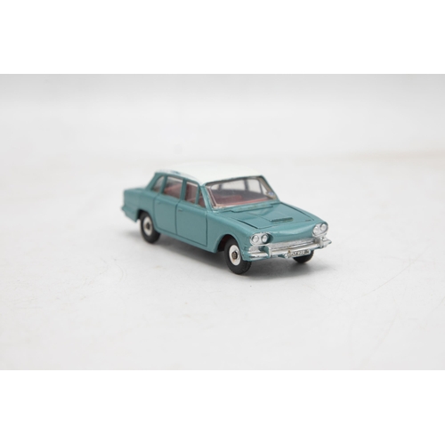 3245 - Dinky Toys 135 Triumph 2000, turquoise and white roof, with luggage, mint and boxed