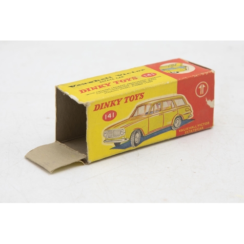 3247 - Dinky Toys 141 Vauxhall Victor Estate Car, minor playwear chips, two flaps missing one end of box, v... 