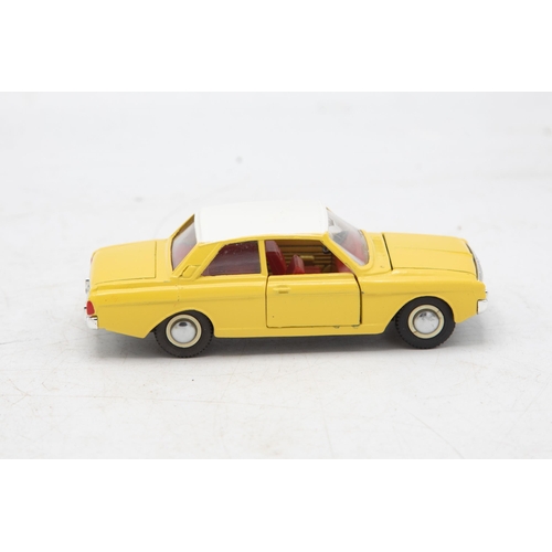 3253 - Dinky Toys 154 Ford Taunus 17M, crack on one face of plastic case, mint and boxed