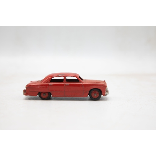 3257 - Dinky Toys 170 Ford Fordor Sedan, red, box has no end-flaps, near mint and boxed