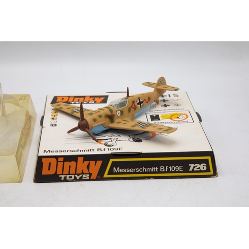 3261 - Dinky Toys 726 Messerschmitt B.f 109E, mint and boxed